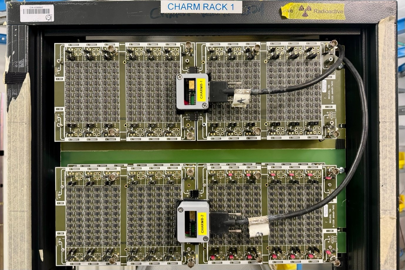 Figure 2: high-density, high-statistics components test setup by BE-CEM-EPR